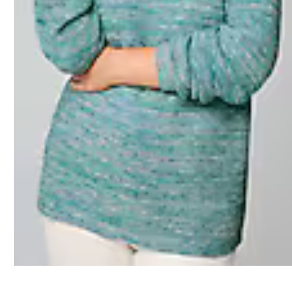 NWT J. Jill Teal Cowl Neck Sweater NWT